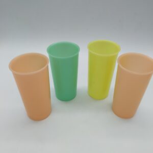 Retro Joghurt-Becher „B-Ware“ 4er Set